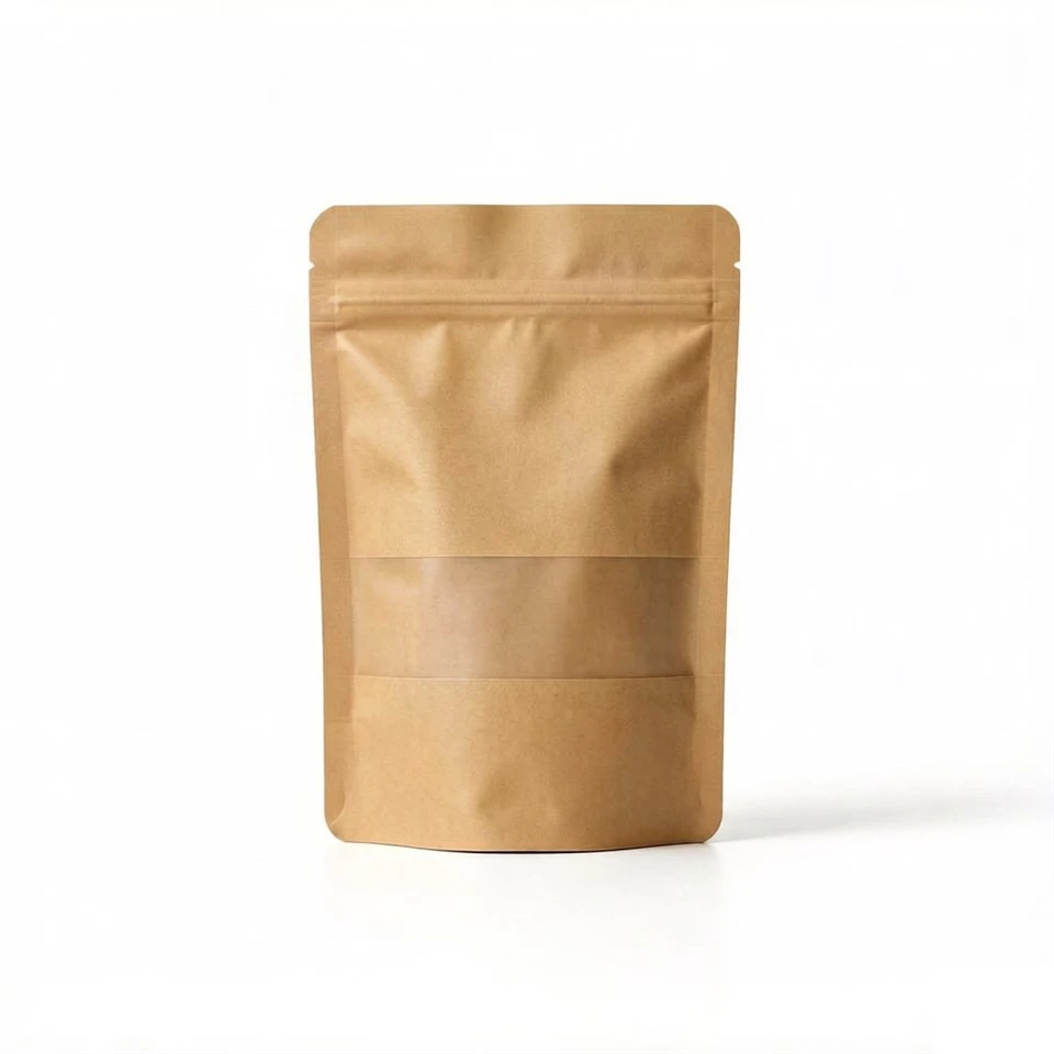 Brown Paper Bag with Window