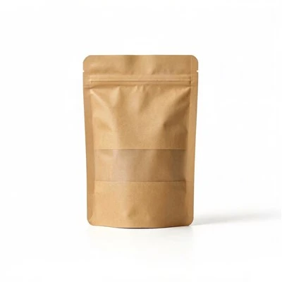 Brown Paper Bag with Window